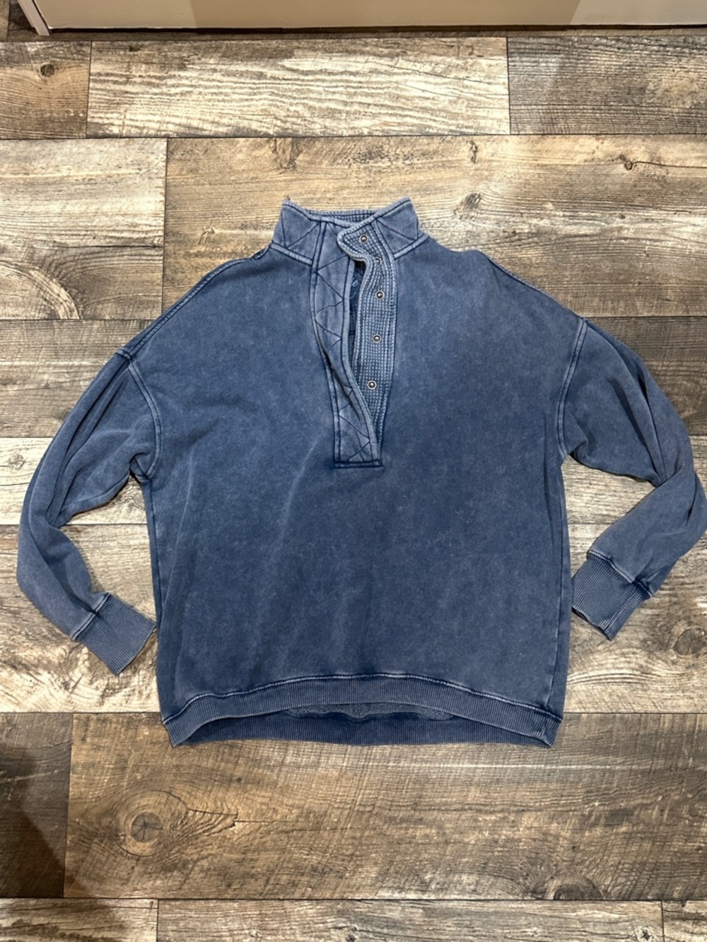 Aerie Snap Fleece Sweatshirt